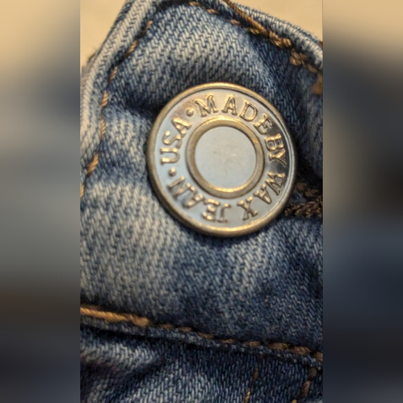 Wax Jean Denim distressed mini skirt Small - Picture 3 of 7